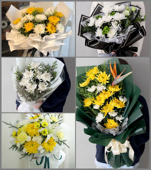 浙江省温州平阳县萧江镇永门村白事花束代送